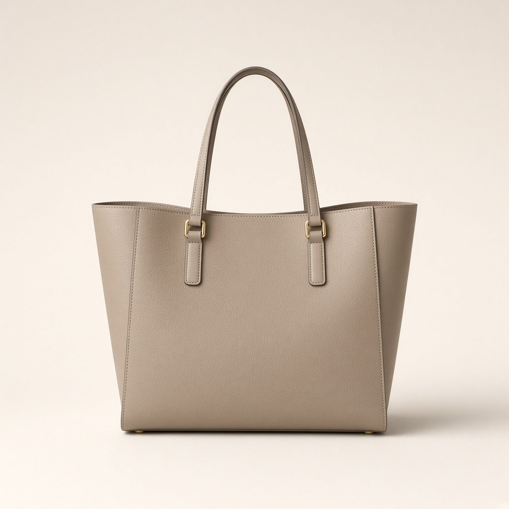 Maison 25 structured taupe tote